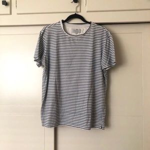 Larsson & Co. Men's short sleeve stripe T-Shirt Size Large